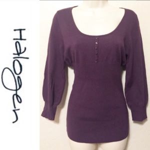 Halogen top. NWT. Purple